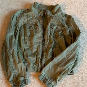large army green light jacket